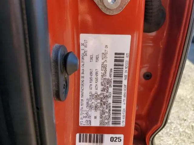 2017 TOYOTA TACOMA DOUBLE CAB  