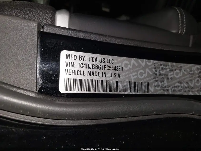 2023 JEEP GRAND CHEROKEE LIMITED 4X2