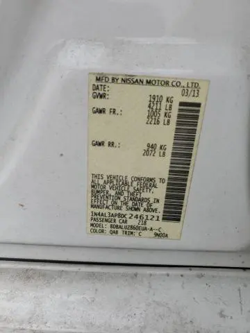 2013 NISSAN ALTIMA 2.5  