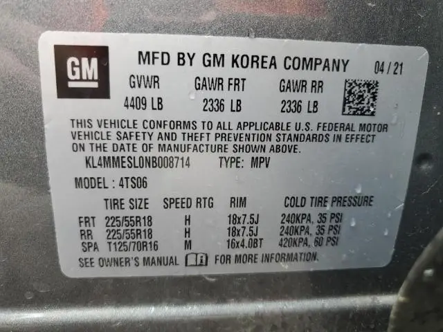 2022 BUICK ENCORE GX SELECT  