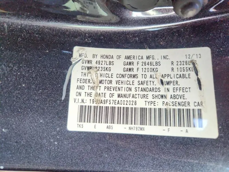 2014 ACURA TL TECH  
