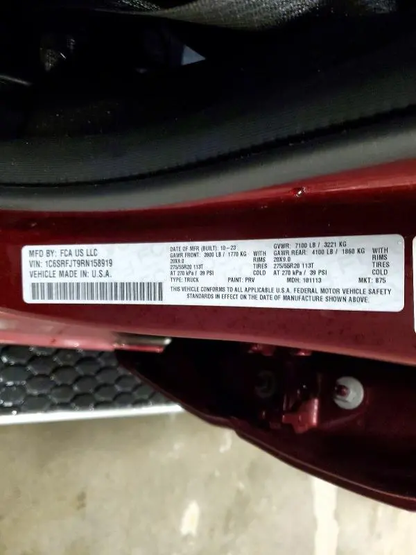 2024 RAM 1500 LARAMIE  