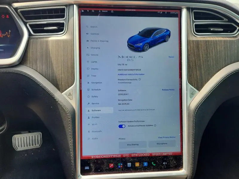 2013 TESLA MODEL S   