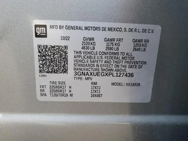 2023 CHEVROLET EQUINOX LT  