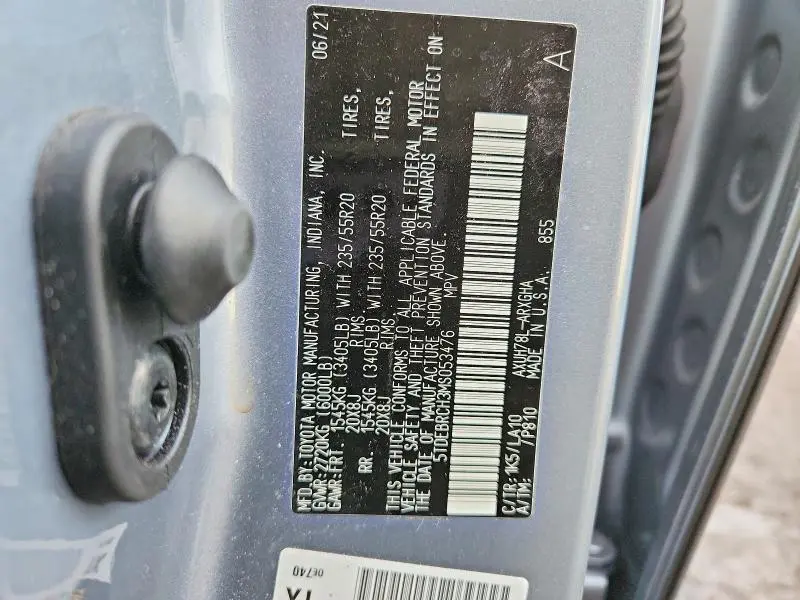 2021 TOYOTA HIGHLANDER HYBRID PLATINUM  