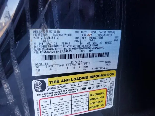 2022 FORD EXPEDITION MAX XLT  