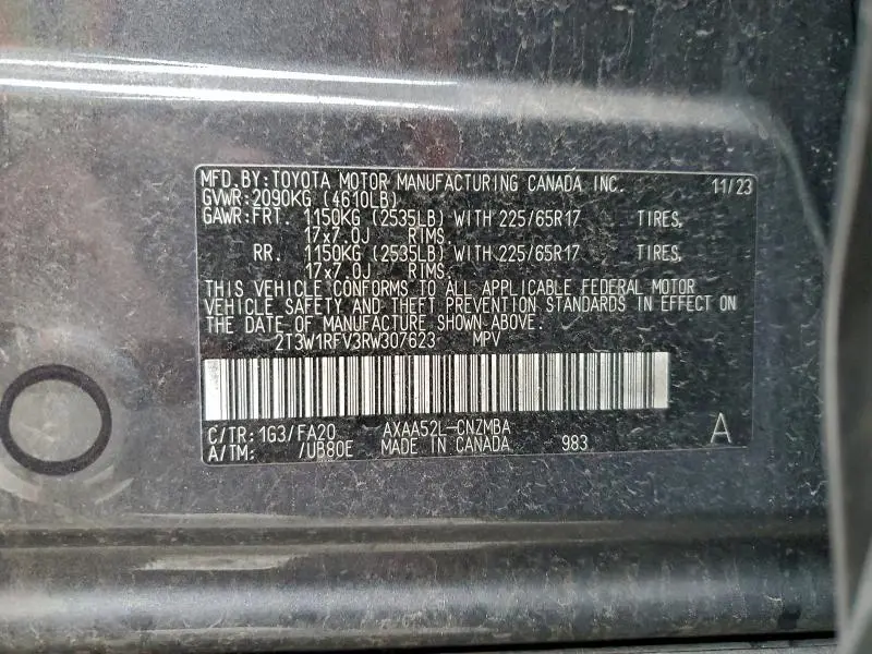 2024 TOYOTA RAV4 XLE  