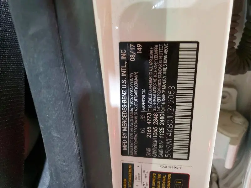 2018 MERCEDES-BENZ C 300 4MATIC  