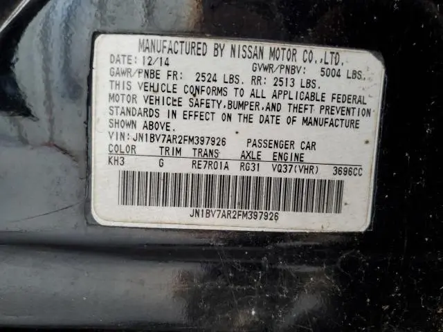 2015 INFINITI Q50 BASE  