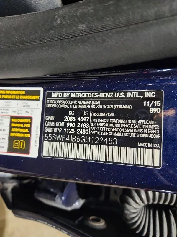 2016 MERCEDES-BENZ C 300  