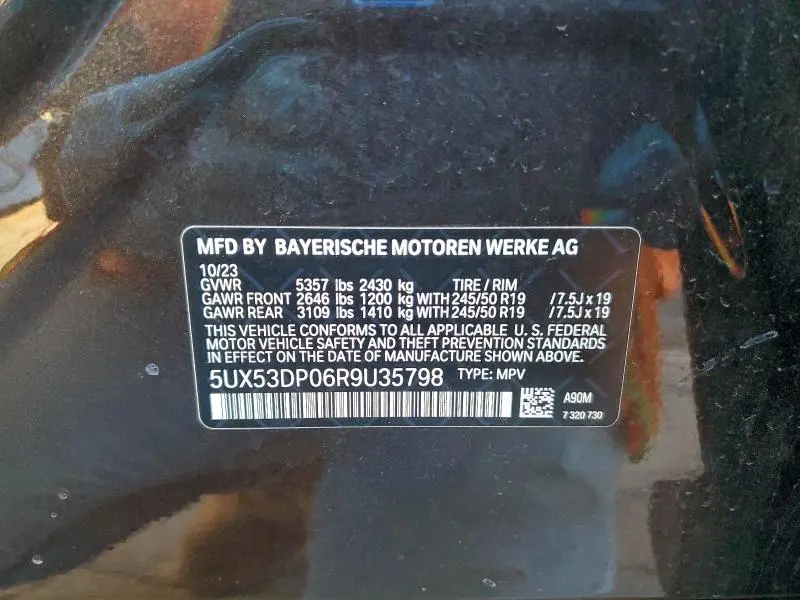 2024 BMW X3 XDRIVE30I  