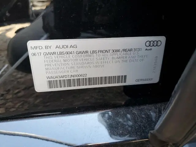2018 AUDI A8 L QUATTRO  