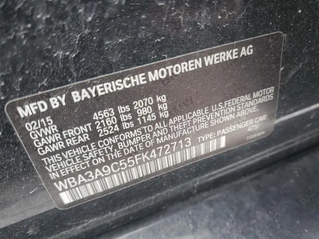 2015 BMW 335 I  