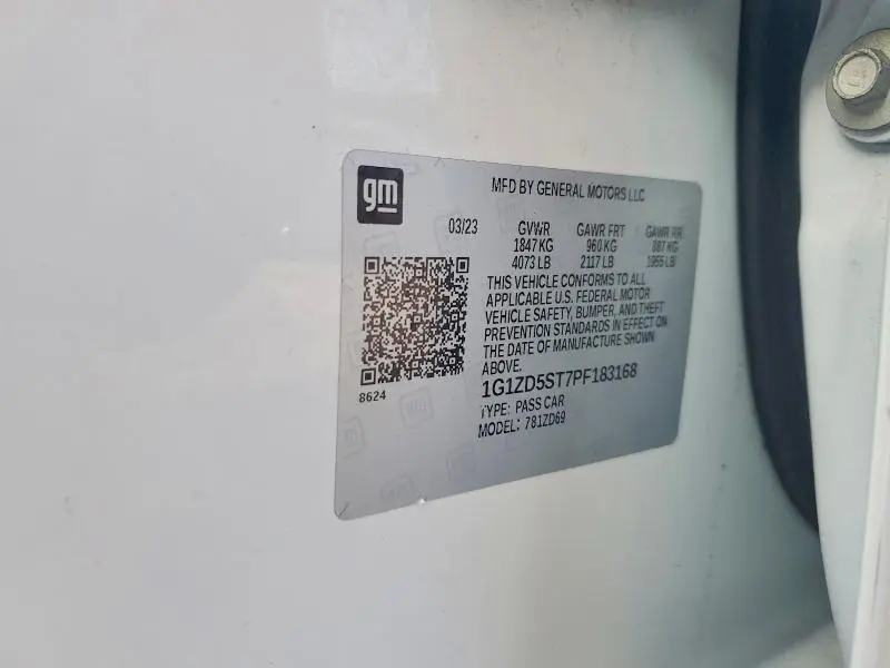2023 CHEVROLET MALIBU LT  