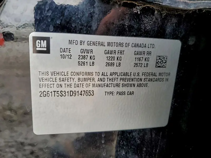 2013 CADILLAC XTS PREMIUM COLLECTION  