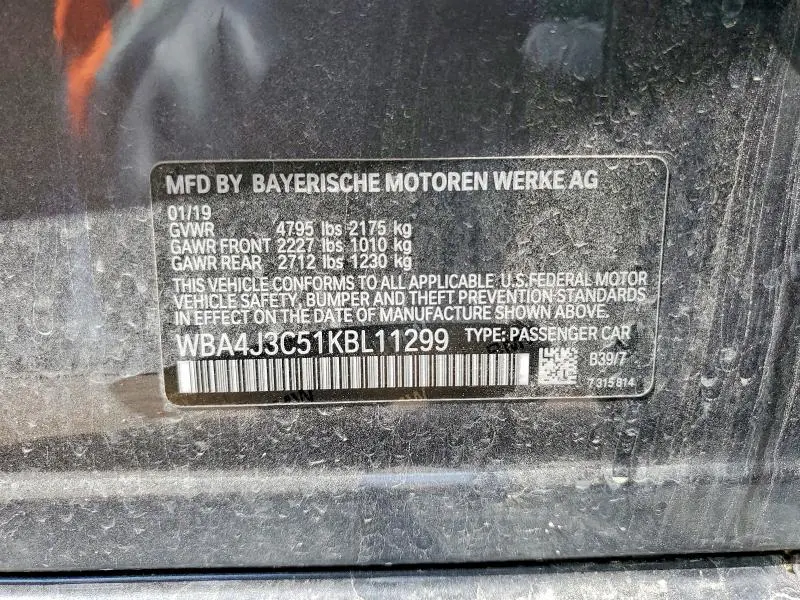 2019 BMW 430XI GC XDRIVE SPORT