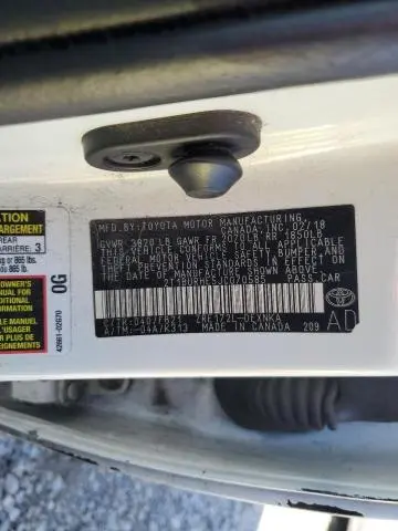 2018 TOYOTA COROLLA L  