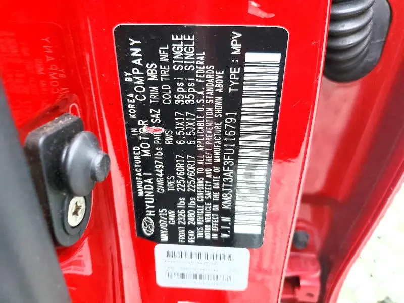 2015 HYUNDAI TUCSON GLS  