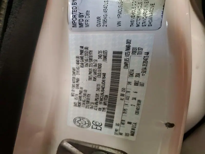 2014 FORD ESCAPE TITANIUM  