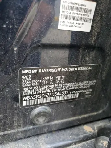 2015 BMW 535 XI  