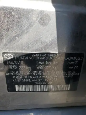 2018 HYUNDAI SONATA SPORT  