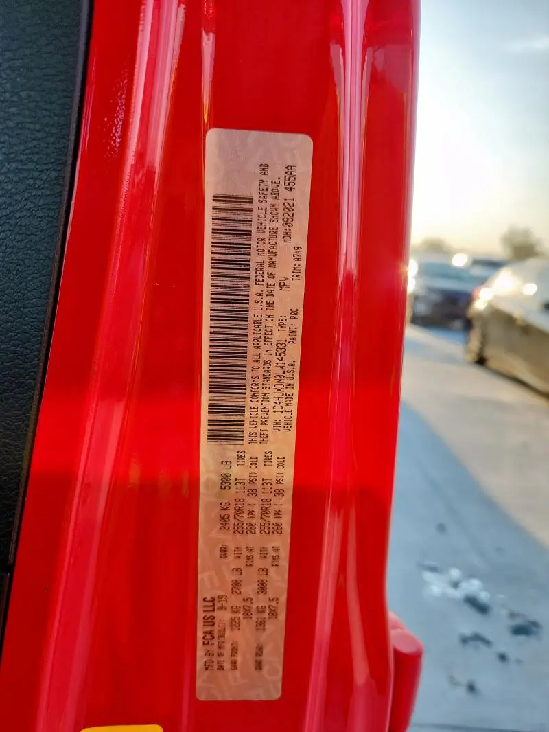 2020 JEEP WRANGLER UNLIMITED SPORT  