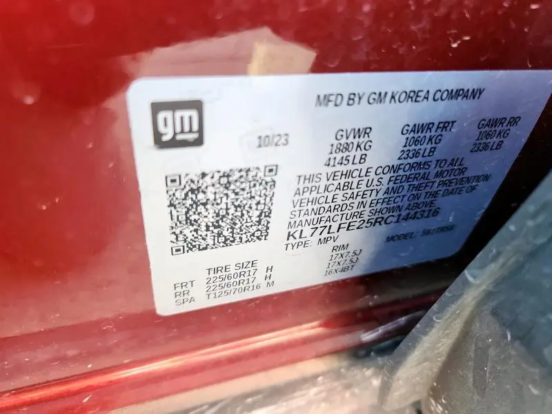 2024 CHEVROLET TRAX LS  