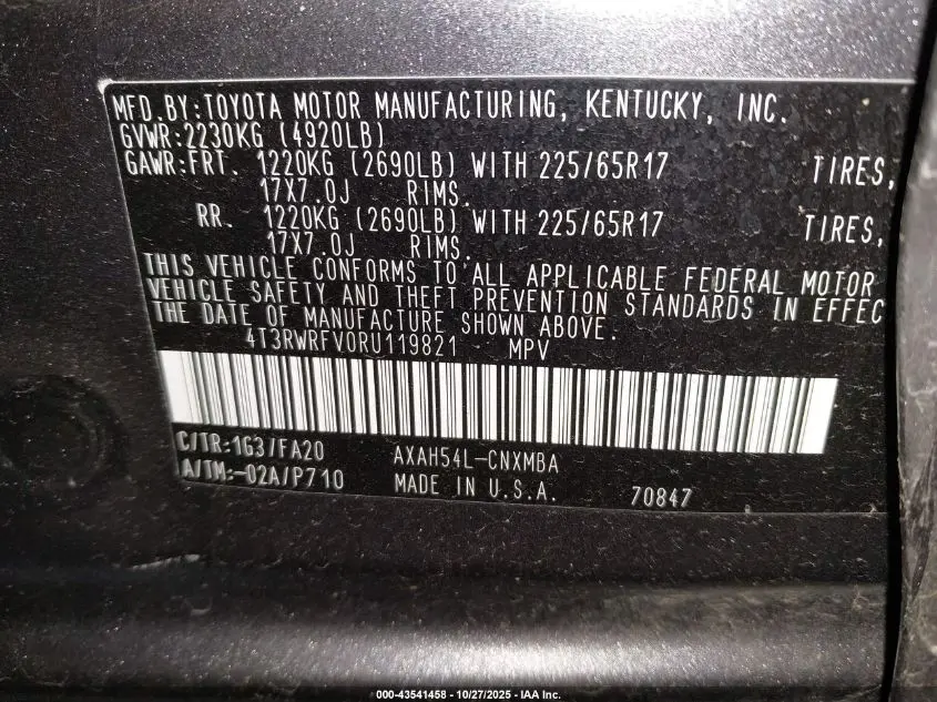 2024 TOYOTA RAV4 HYBRID XLE