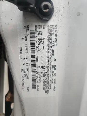 2012 FORD FOCUS SE  