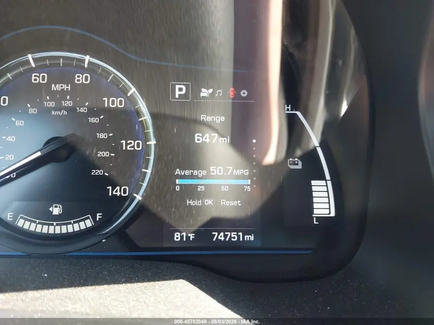 2018 HYUNDAI IONIQ HYBRID BLUE