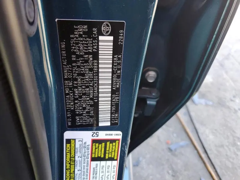 2025 TOYOTA CAMRY XSE  