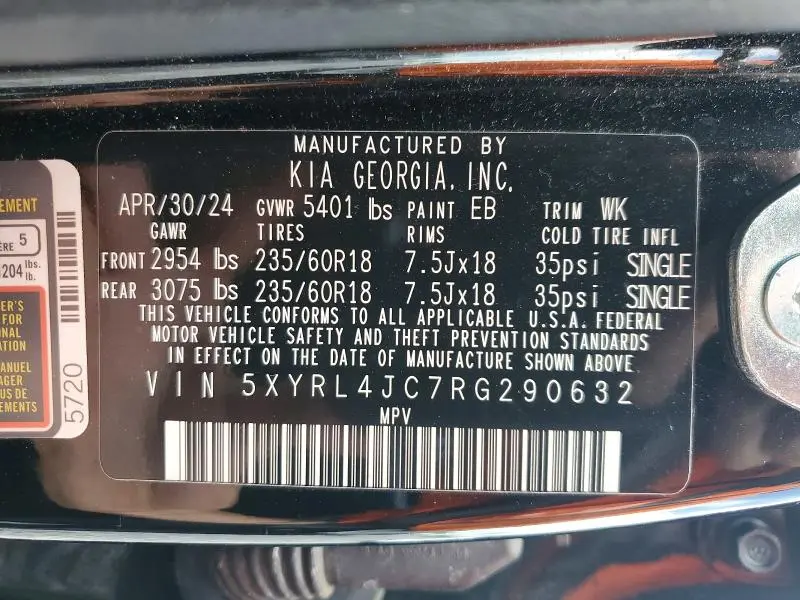 2024 KIA SORENTO S  