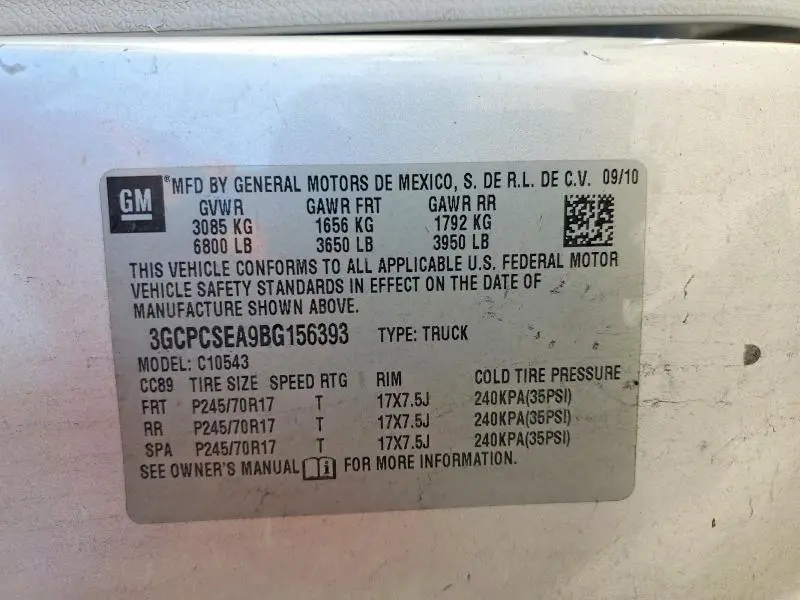 2011 CHEVROLET SILVERADO C1500 LT  