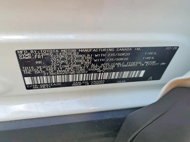 2026 TOYOTA RAV4 LIMITED  