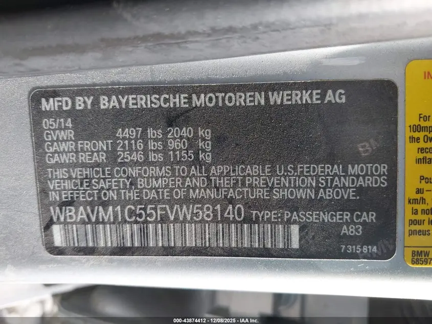 2015 BMW X1 SDRIVE28I