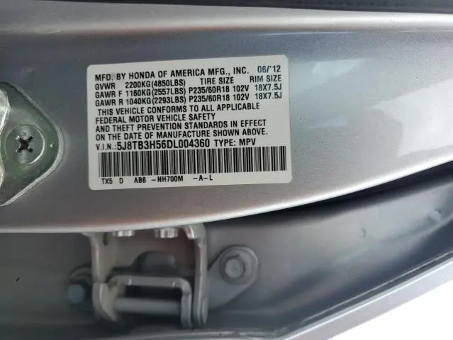 2013 ACURA RDX TECHNOLOGY  