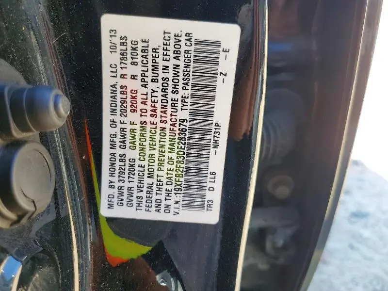 2013 HONDA CIVIC EX  