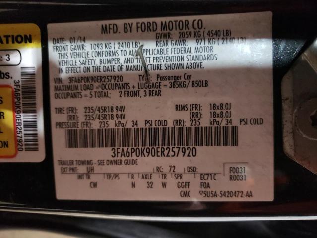 2014 FORD FUSION TITANIUM