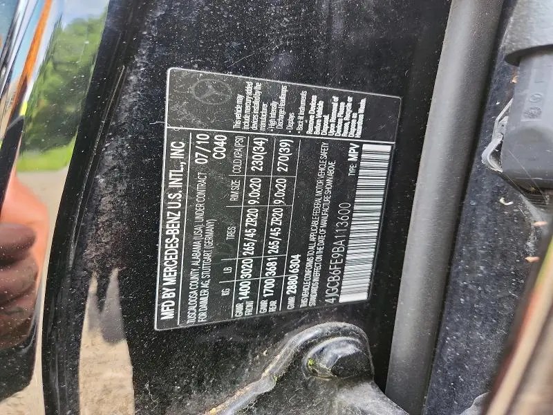 2011 MERCEDES-BENZ R 350 4MATIC  