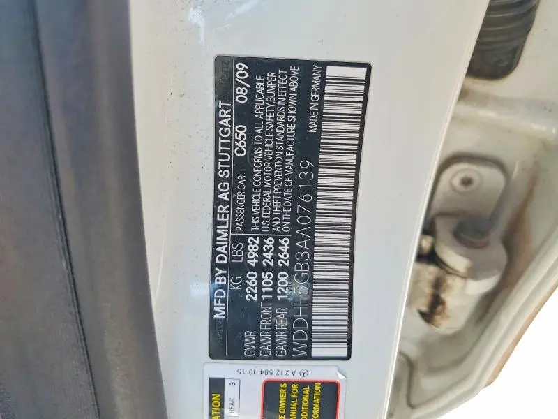 2010 MERCEDES-BENZ E 350  