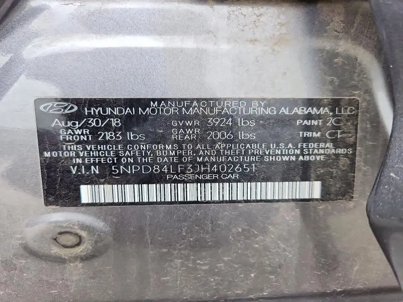 2018 HYUNDAI ELANTRA VALUE EDITION  
