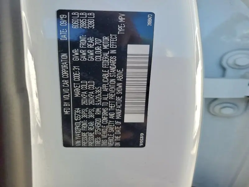 2020 VOLVO XC90 T5 MOMENTUM  