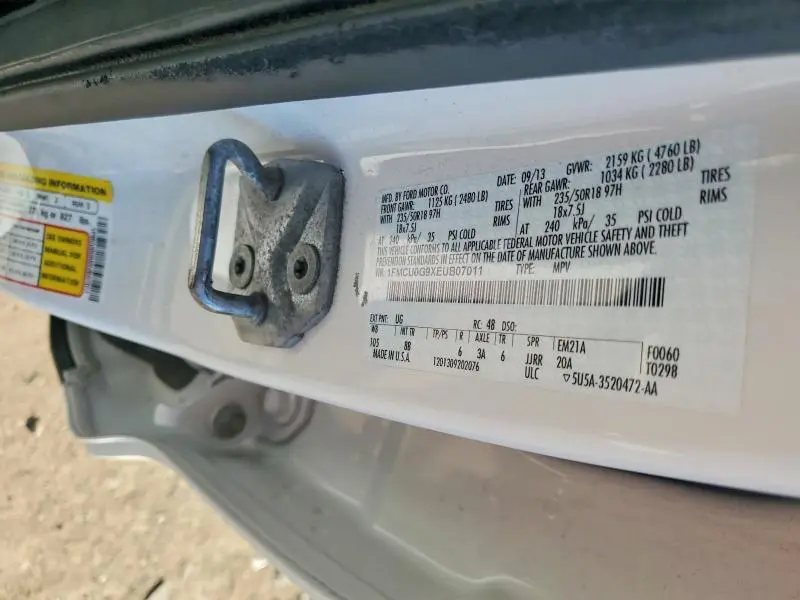2014 FORD ESCAPE SE  