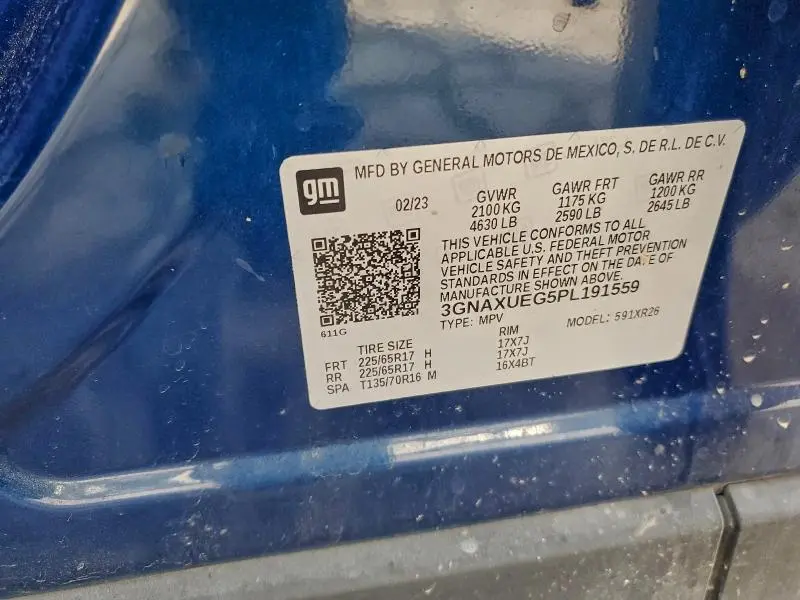 2023 CHEVROLET EQUINOX LT  