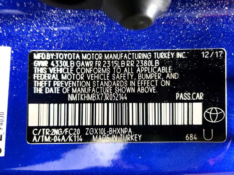 2018 TOYOTA C-HR XLE  