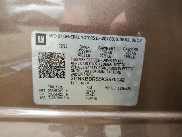 2019 CHEVROLET BLAZER 3LT  