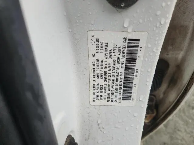 2015 HONDA ACCORD EXL