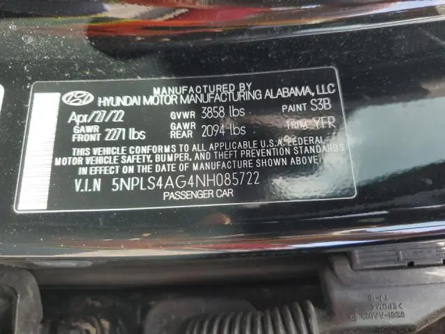 2022 HYUNDAI ELANTRA SEL