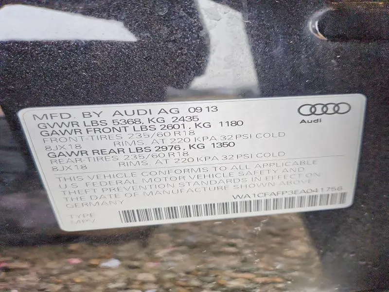 2014 AUDI Q5 PREMIUM  