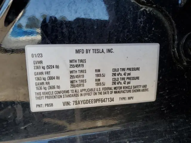 2023 TESLA MODEL Y   